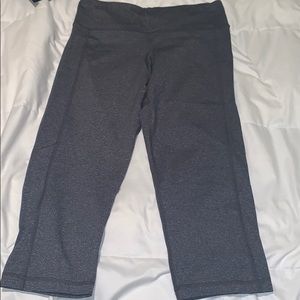 Grey Capri yoga pants
